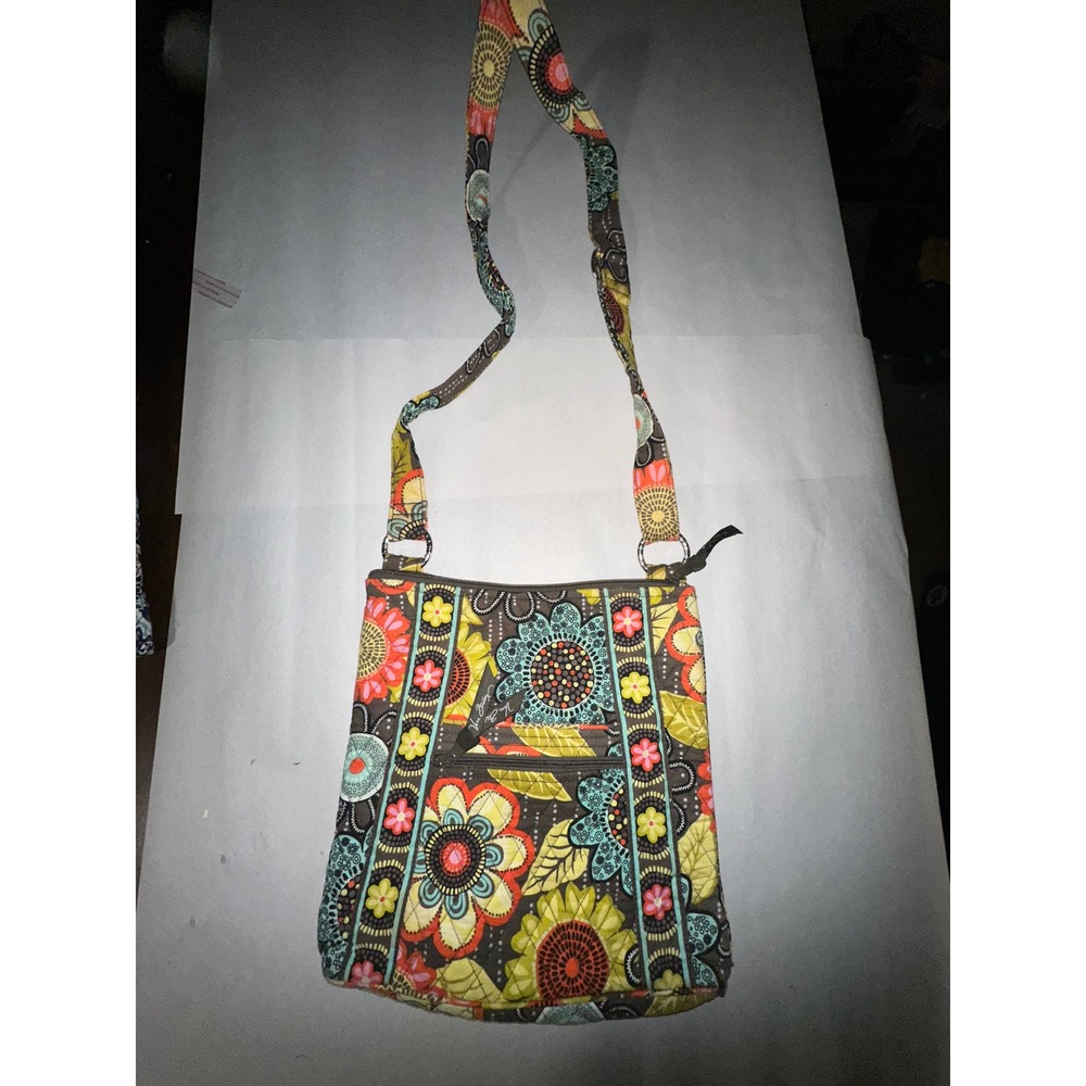 Vera Bradley Hipster Crossbody Flower Shower Floral Quilted Cotton Retired